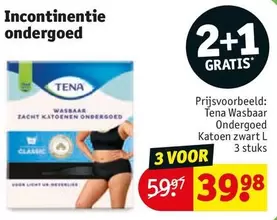Tena - Wasbaar Zacht Katoenen Ondergoed