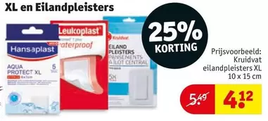 XL en Eilandpleisters