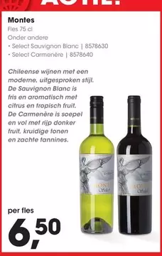 De - Select Sauvignon Blanc | 8578630, Select Carmenère | 8578640
