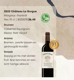 2022 Château La Gurgue Margaux - Frankrijk 8023570
