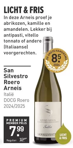De - San Silvestro Roero Arneis