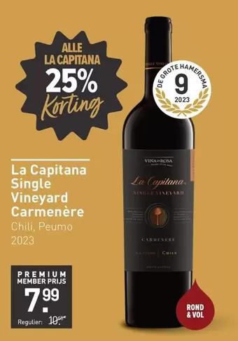 Single Vineyard Carmenère