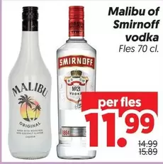 Malibu -  of Smirnoff vodka