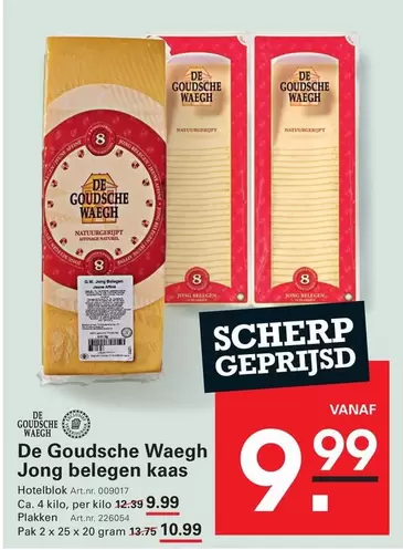 De -  Goudsche Waegh Jong belegen kaas