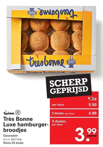 Luxe hamburger broodjes