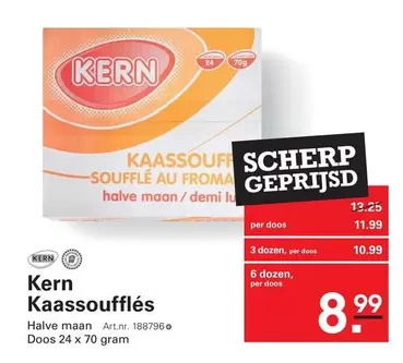 Kaassoufflés Halve maan