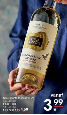 De - Finca Luzon Sauvignon Blanc Macabeo