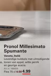 Pronol Millesimato Spumante