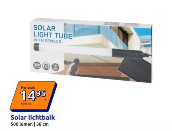 Solar - SOLAR LIGHT TUBE WITH SENSOR