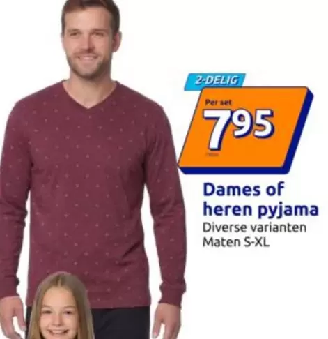 Dames of heren pyjama