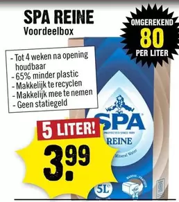 Spa - SPA REINE Voordeelbox