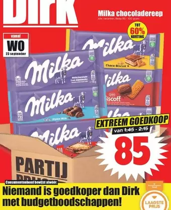 Milka -  chocoladereep