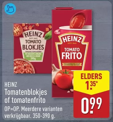 Heinz - Tomatenblokjes of tomatenfriito