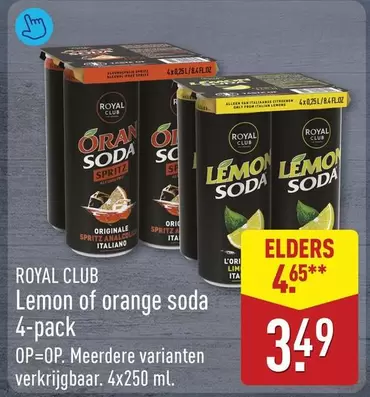 Royal - Lemon or orange soda