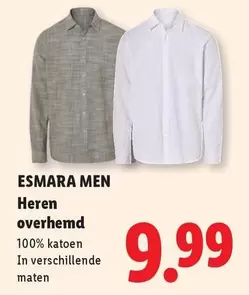 Heren overhemd