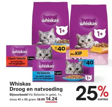 Whiskas - Droog en natvoeding