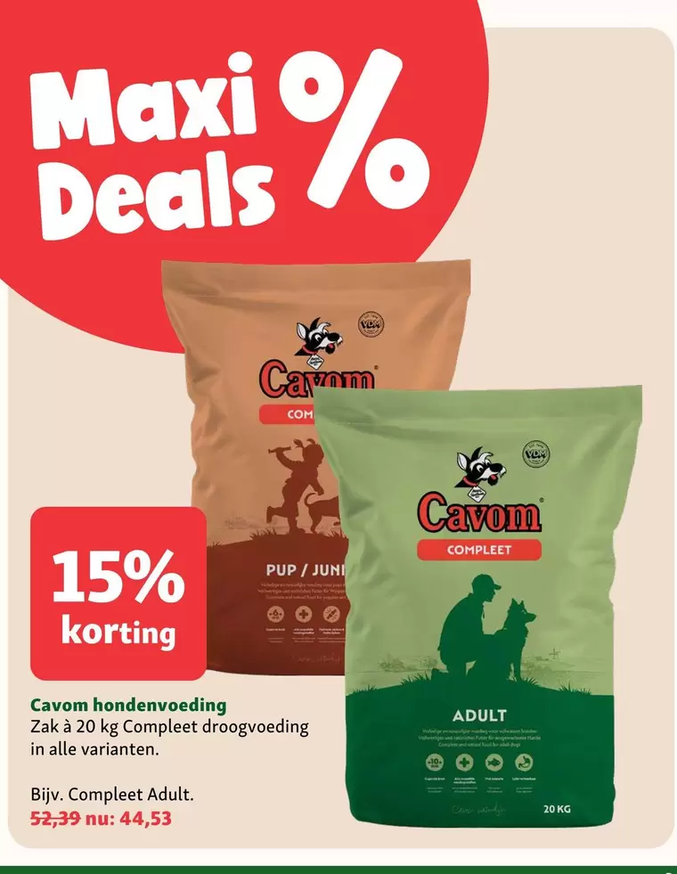 WE - Cavom hondenvoeding Compleet