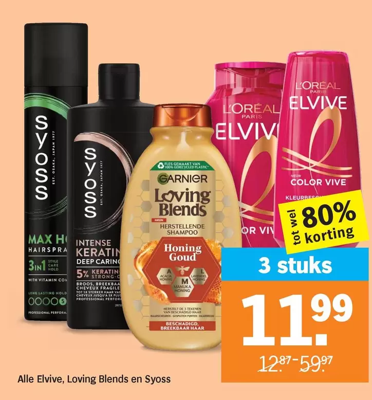 max - Elvive, Loving Blends en Syoss