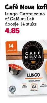 Lungo, Cappuccino of Café au Lait