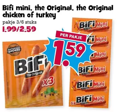 Bifi mini, the Original, the Original chicken of turkey