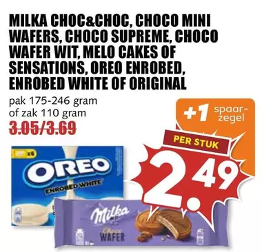 Milka - CHOC&CHOC, CHOCO MINI WAFERS, CHOCO SUPREME, CHOCO WAFER WIT, MELO CAKES OF SENSATIONS, OREO ENROBED, ENROBED WHITE OF ORIGINAL