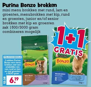 Purina - Bonzo brokken mini menu