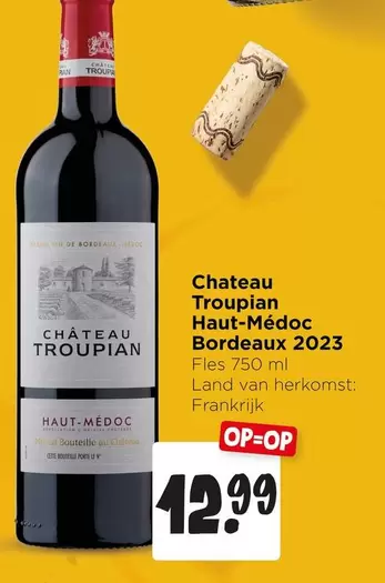 Pan - Chateau Troupian Haut-Médoc Bordeaux