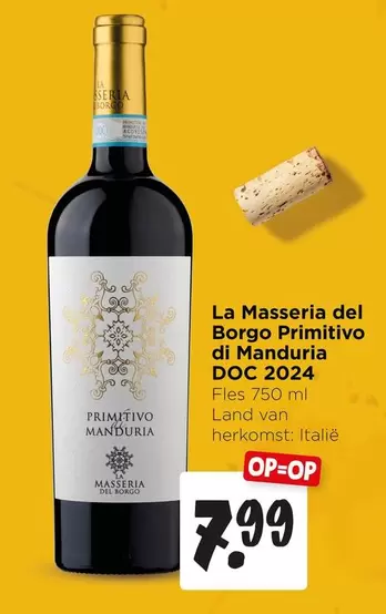 Primitivo di Manduria DOC 2024