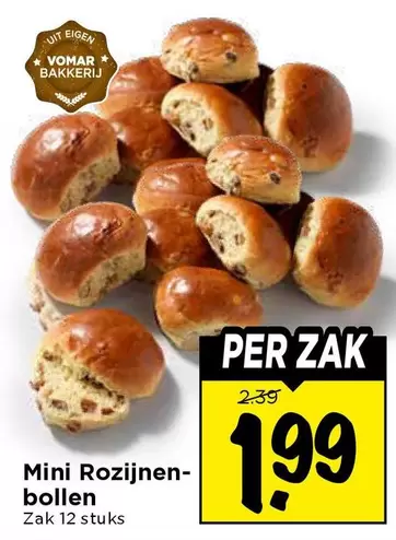 Mini Rozijnenbollen