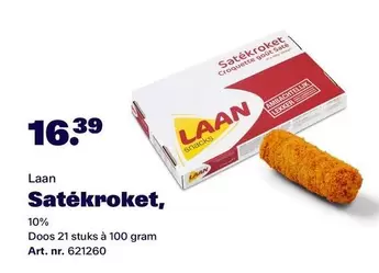 Sat
kroket, Doos 21 stuks
Art. nr. 621260