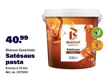 Satésaus pasta