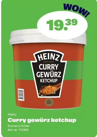 Heinz - Curry gewürz ketchup