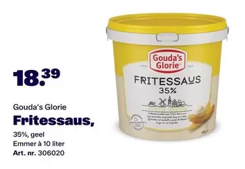 Fritessaus, 35%, geel Emmer à 10 liter Art. nr. 306020
