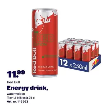 Red Bull - Energy drink, watermeloen