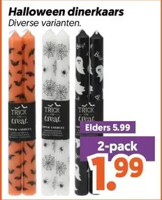 be - Halloween dinerkaars