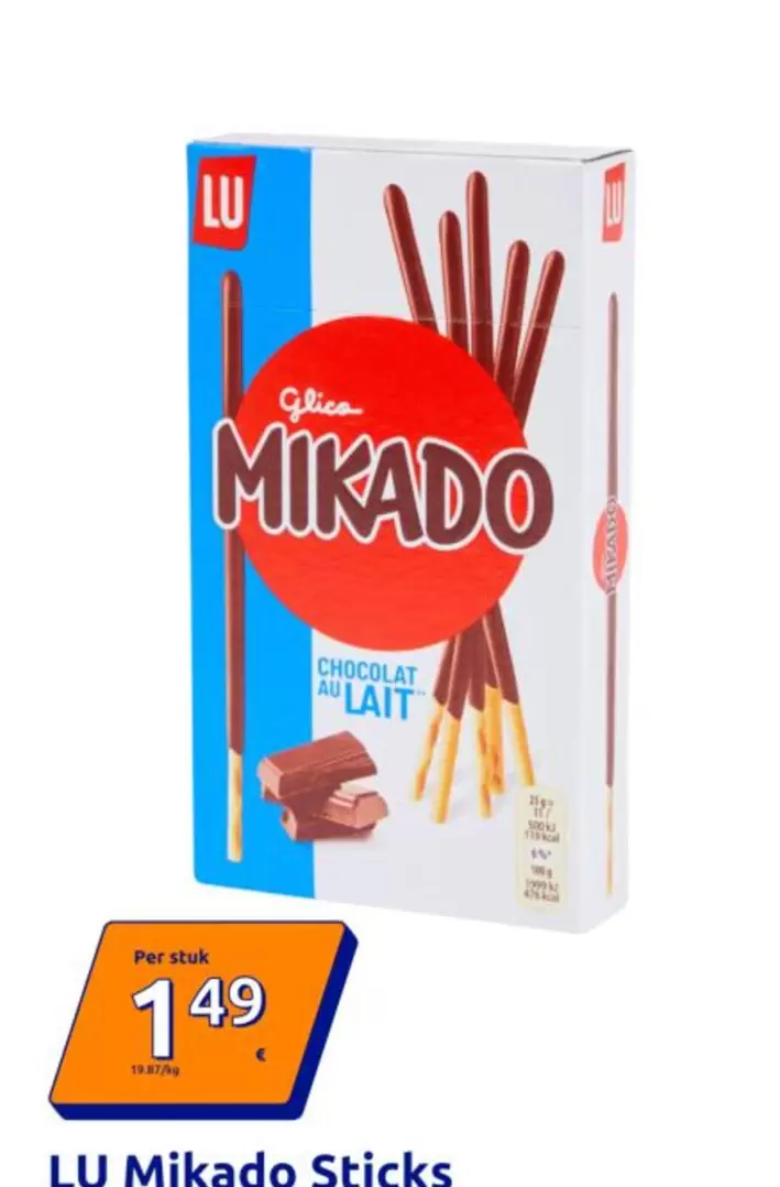 Mikado Glace Chocolat au Lait