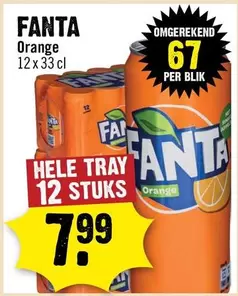 fanta - Orange 12 x 33 cl