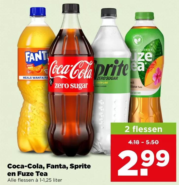 Coca-Cola - , Fanta, Sprite en Fuze Tea