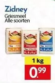 Griesmeel Alle soorten