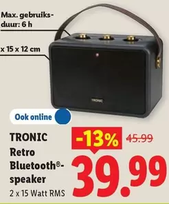 max - Retro Bluetooth® speaker