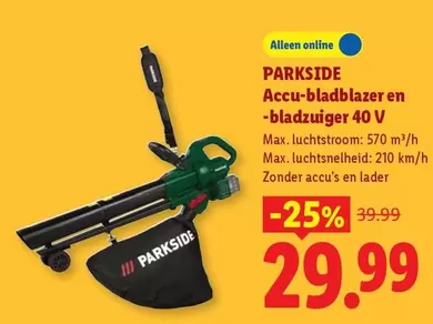 max - Accu-bladblazer en -bladzouger 40 V