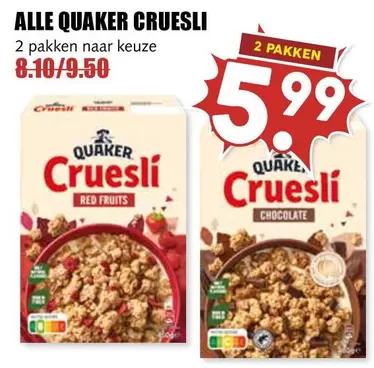 Quaker - QUAKER CRUESLI