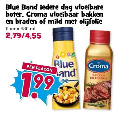 vloeibare boter, Croma vloeibaar bakken en braden of mild met olijfolie