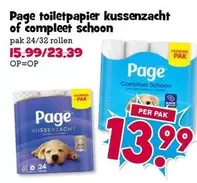 Toiletpapier Kussenzacht