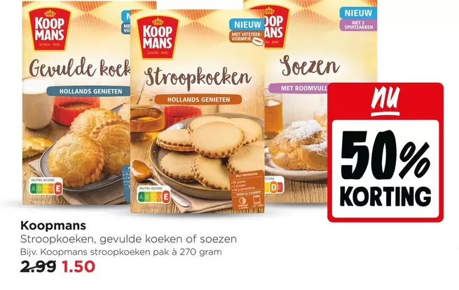 Koopmans - Stroopkoeken, gevulde koeken of soezen