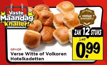 Verse Witte of Volkoren Hotelkaden