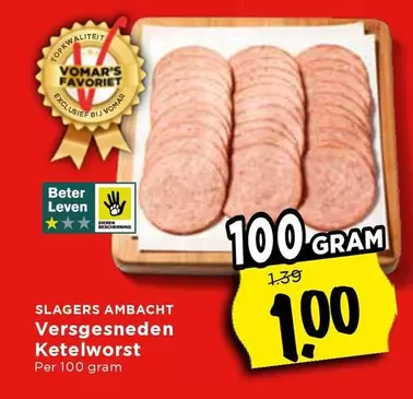 Versgesneden Ketelworst