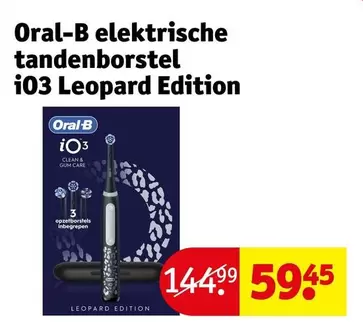 Oral-B - elektrische tandenborstel iO3 Leopard Edition