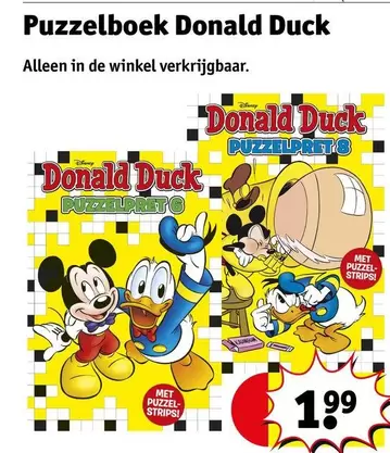 De - Puzzelboek Donald Duck