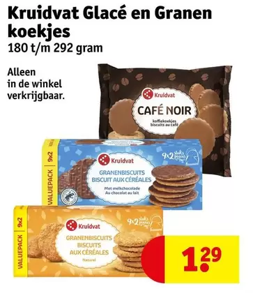 De - Glacé en Granen koekjes